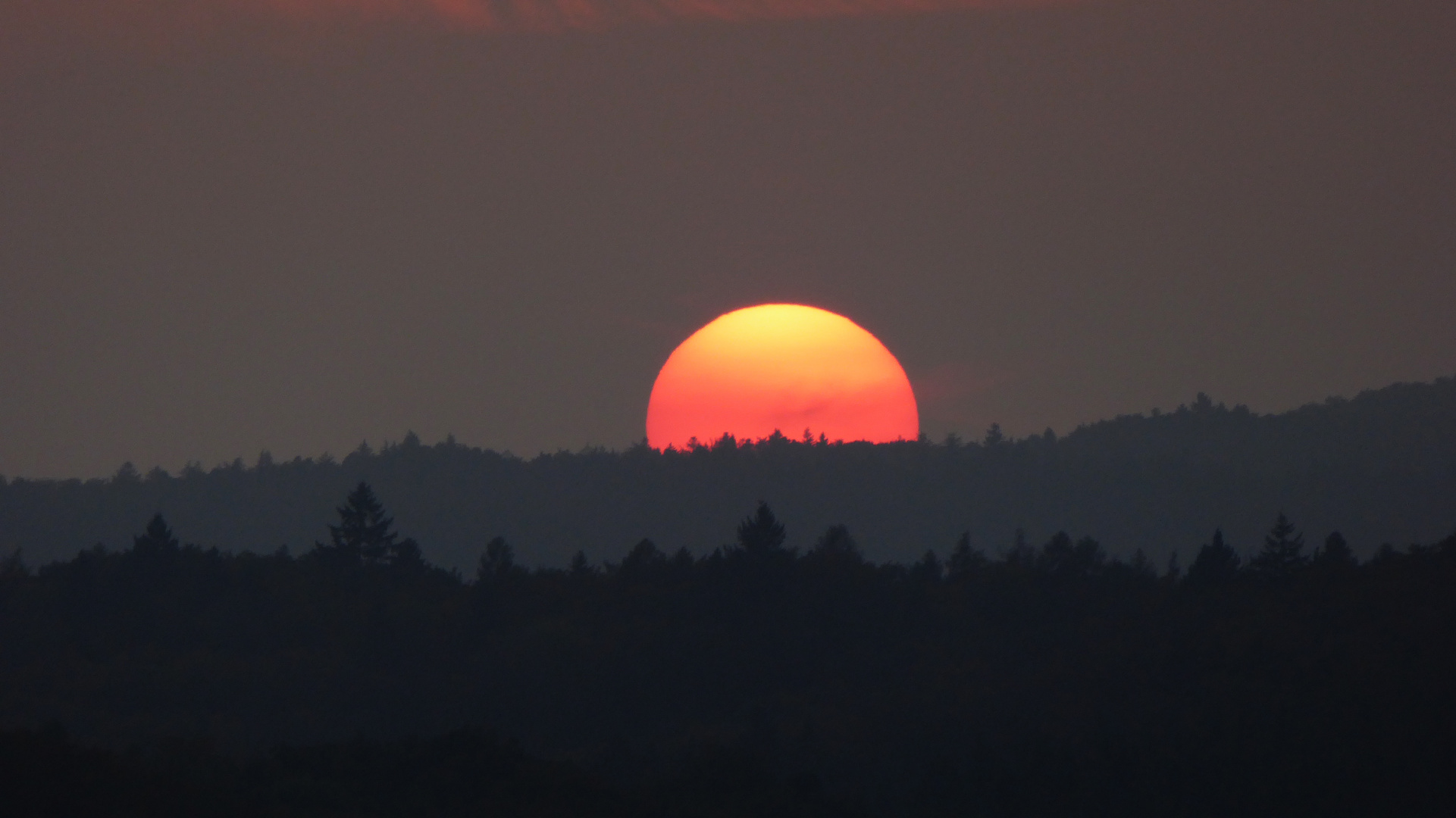 Sonnenuntergang über Stetten (SH)