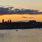 Sonnenuntergang über Stockholm