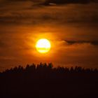 Sonnenuntergang über St.Oswald bei Freistadt