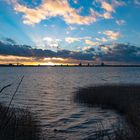 Sonnenuntergang über Stralsund