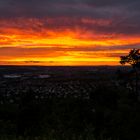 Sonnenuntergang über Stuttgart