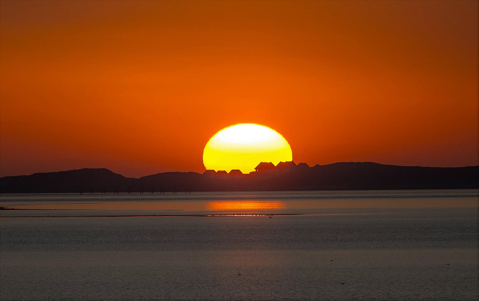 Sonnenuntergang über Sylt