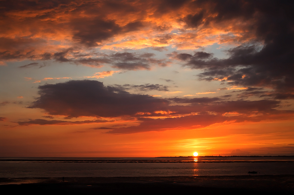 Sonnenuntergang über Sylt...