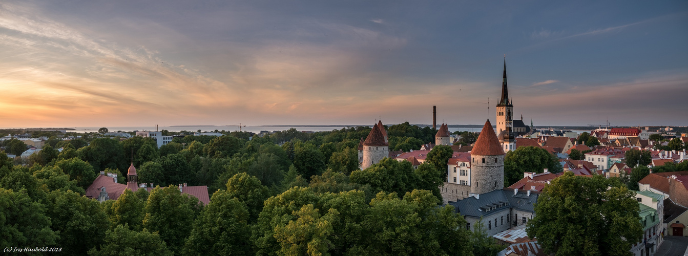 Sonnenuntergang über Tallinn