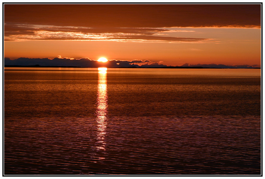 Sonnenuntergang über Tarva / Sør - Trøndelag