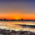 Sonnenuntergang über Timmendorfer Strand