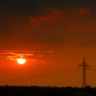 Sonnenuntergang über Tostedt