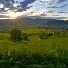 Sonnenuntergang über Unterentersbach