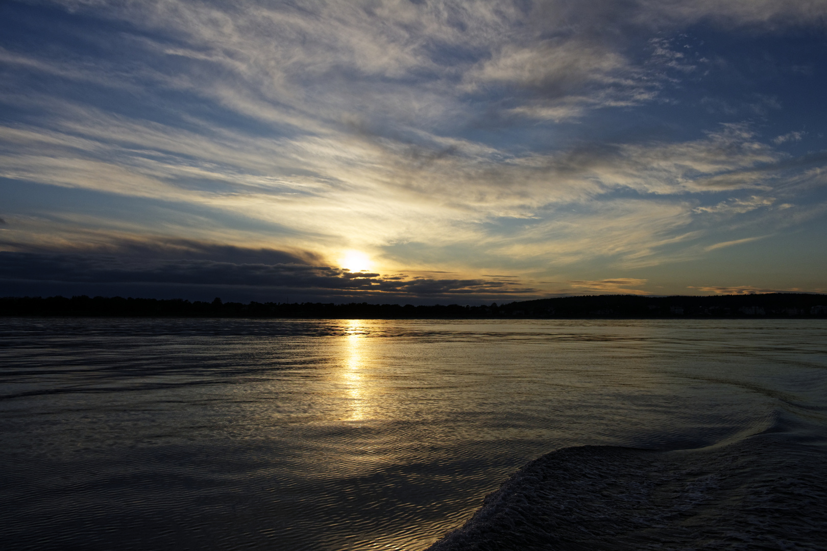 sonnenuntergang über usedom