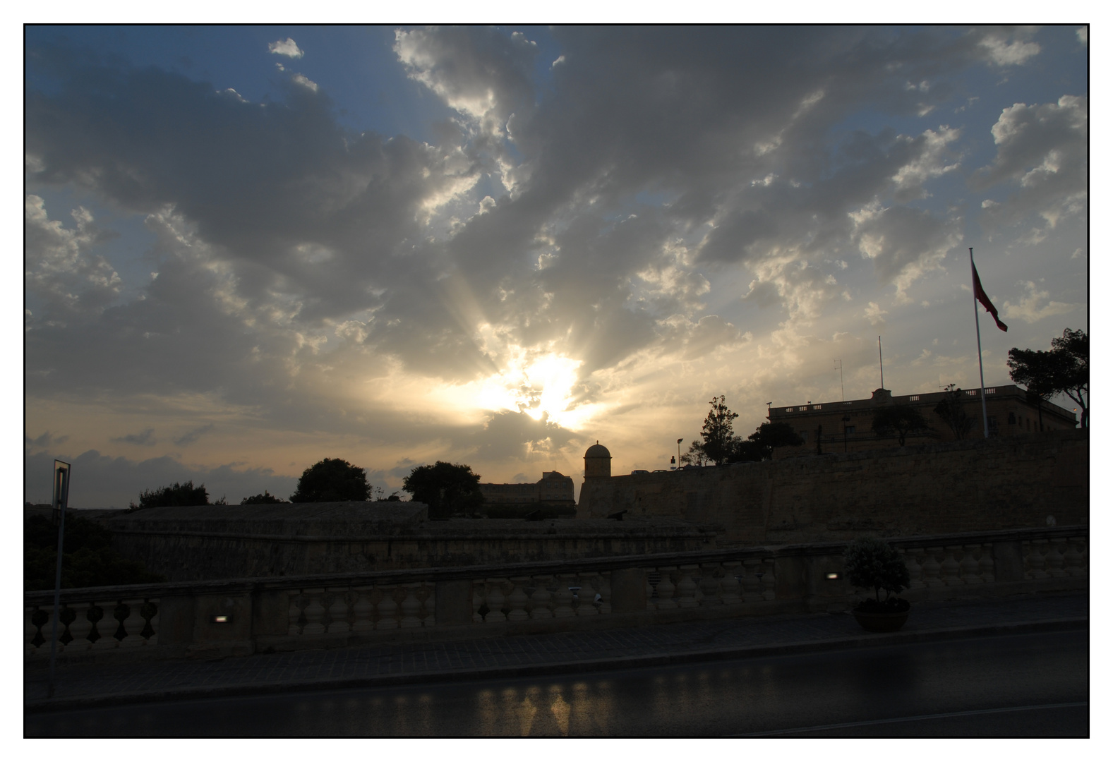 Sonnenuntergang über Valetta