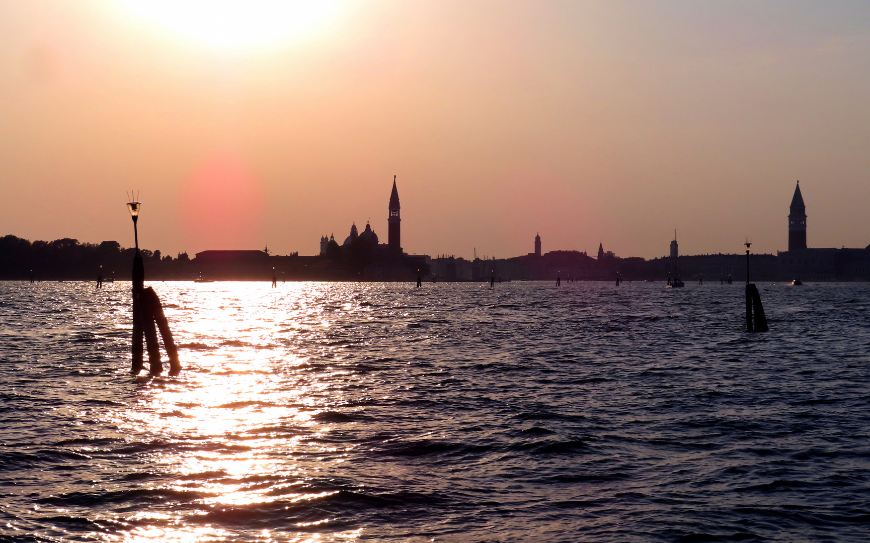 Sonnenuntergang über Venezia