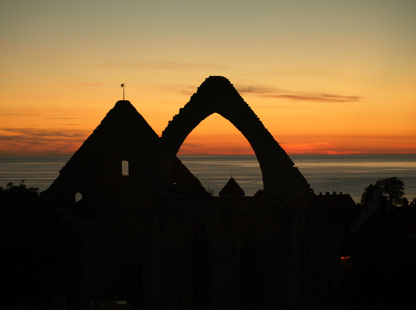 Sonnenuntergang über Visby / Gotland