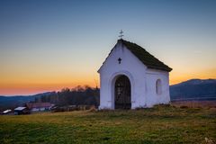 Sonnenuntergang über Vorderreit