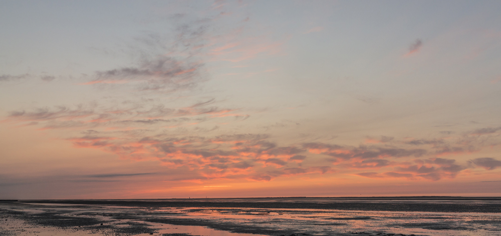 Sonnenuntergang über Wangerooge III