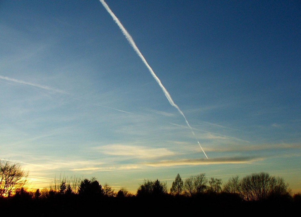 Sonnenuntergang über Wattenscheid-Eppendorf