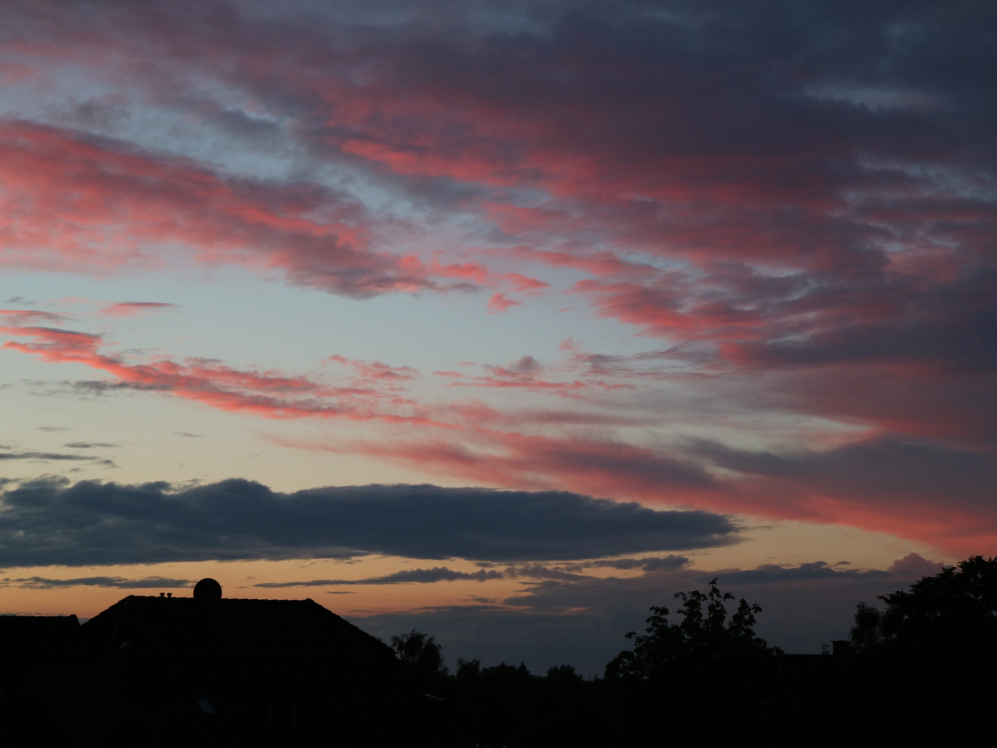 Sonnenuntergang über Wegberg