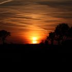 Sonnenuntergang über Wetzen / Norddeutschland