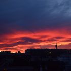 Sonnenuntergang über Wien