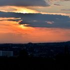 Sonnenuntergang über Wiesbaden
