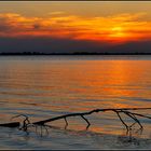 Sonnenuntergang über Wilhelmshaven