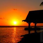 Sonnenuntergang über Willemstad-Curacao