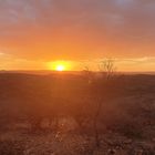 Sonnenuntergang über Windhoek 