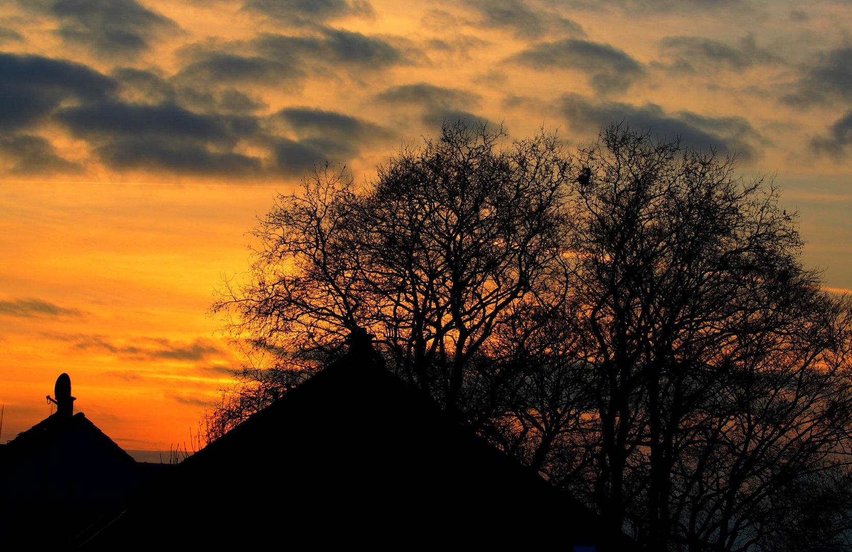 Sonnenuntergang über WÜlfrath