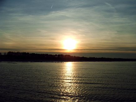 Sonnenuntergang über Zingst