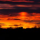 Sonnenuntergang über Zwickau