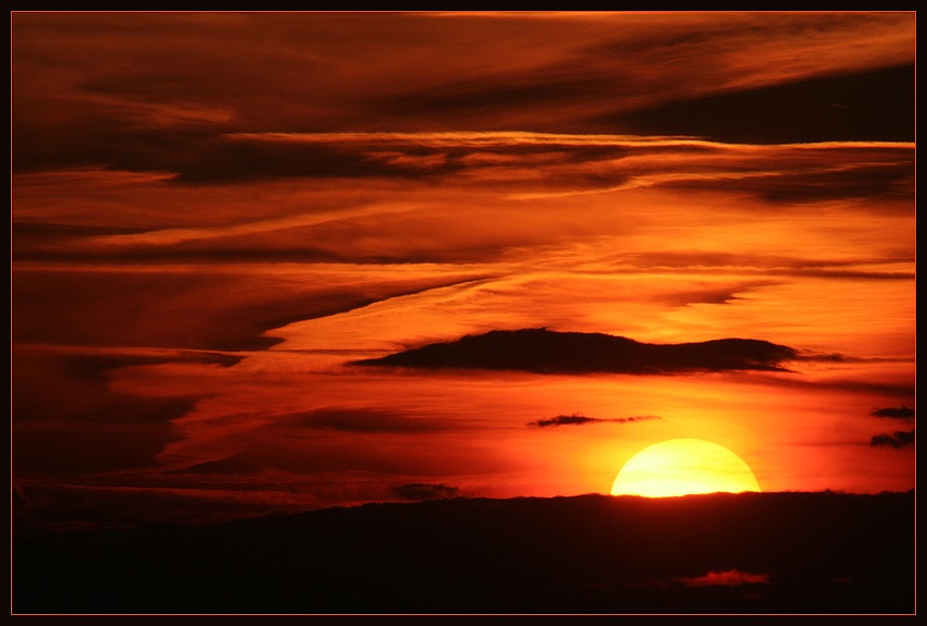 sonnenuntergang über'm altenburger land...