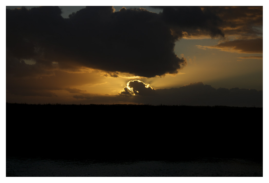 Sonnenuntergang überm Botten