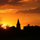 Sonnenuntergang über´m Dorf