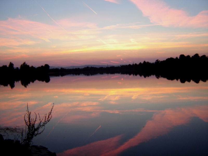 Sonnenuntergang überm Kann See