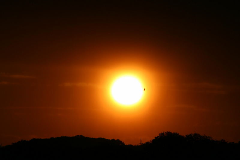 Sonnenuntergang überm Neandertal