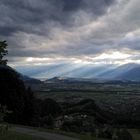 Sonnenuntergang überm Rheintal