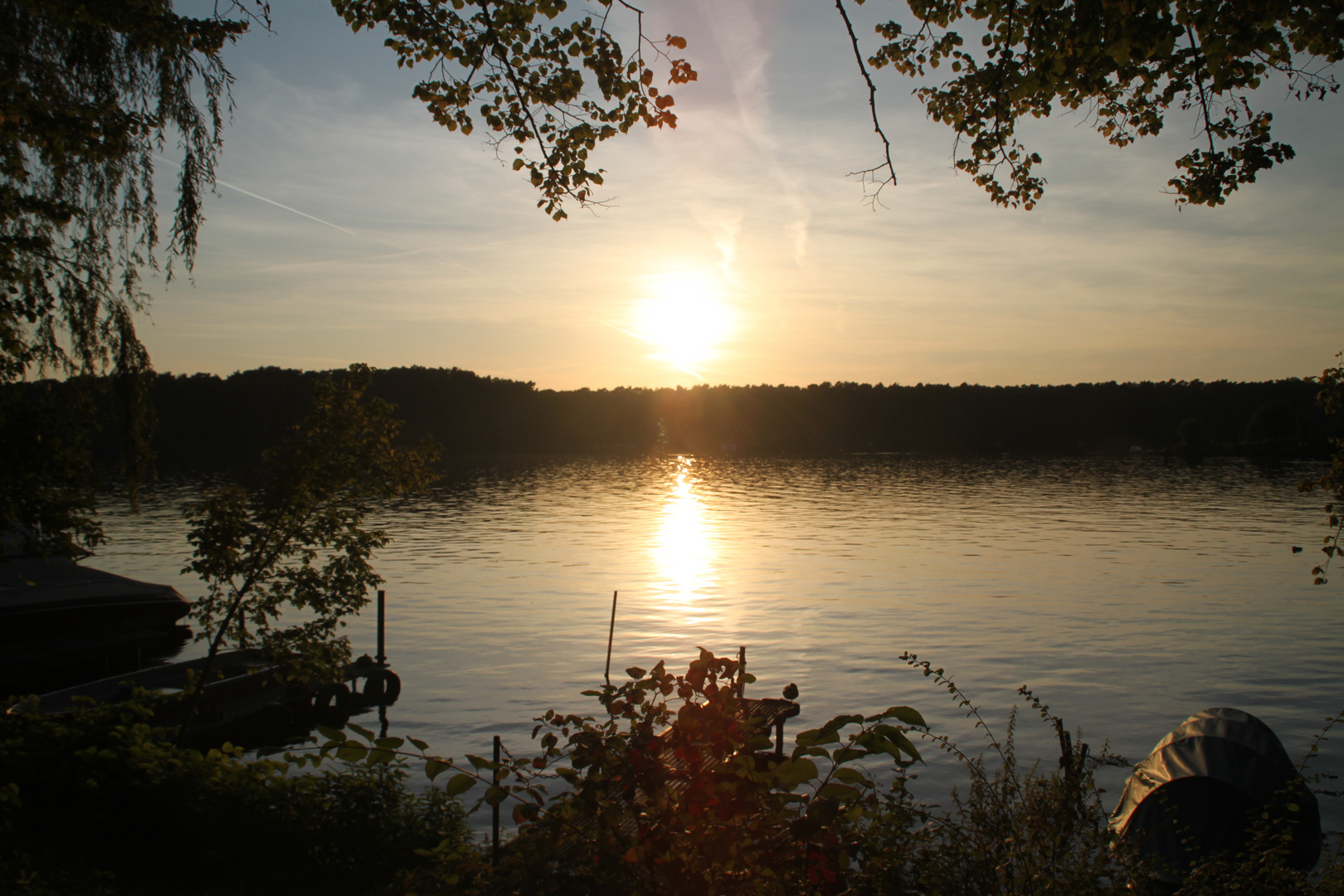 Sonnenuntergang übern Flakensee