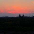 Sonnenuntergang über'n Norden von Duisburg
