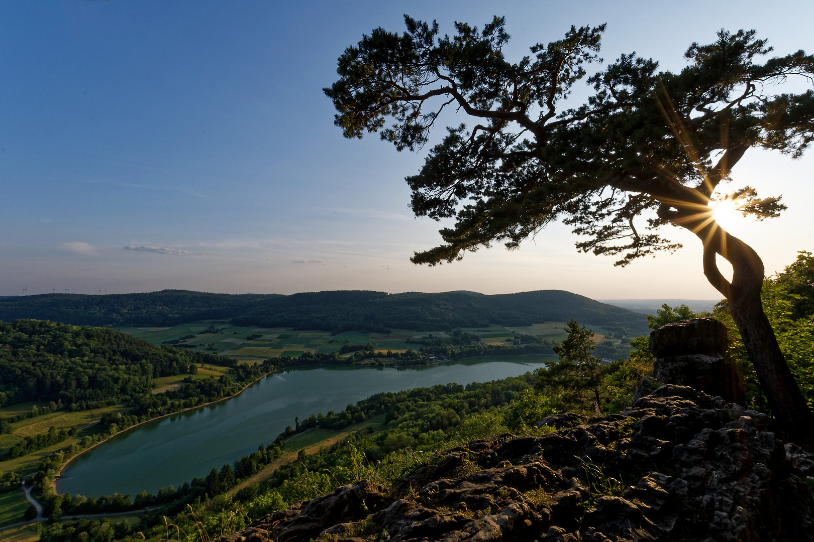 Sonnenuntergang übern See