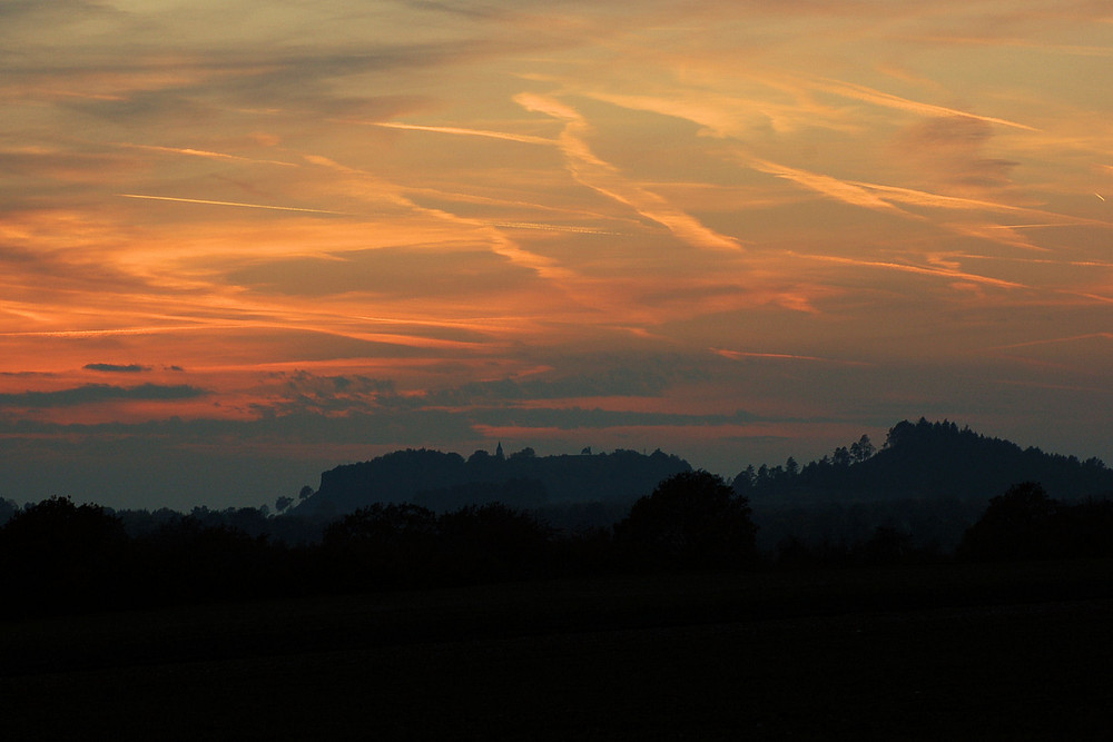 Sonnenuntergang übern Staffelberg