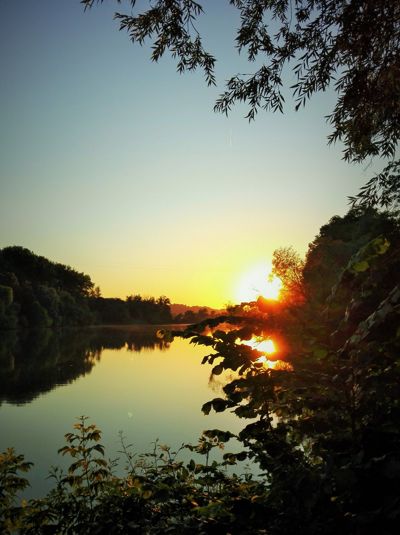 Sonnenuntergang @ Uferpromenade Windorf