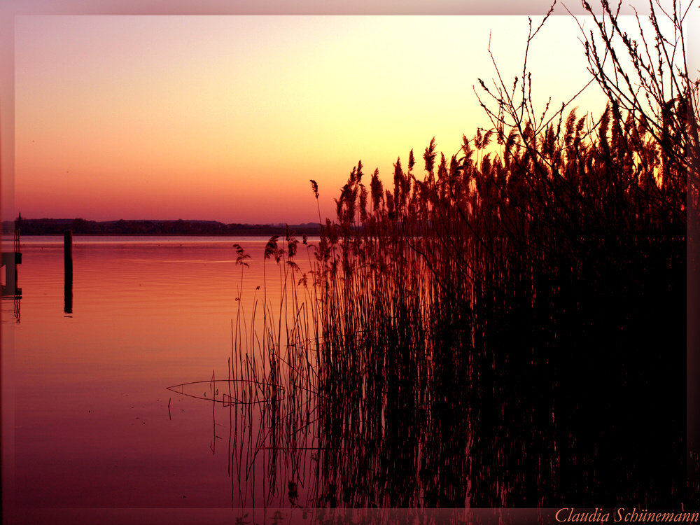 Sonnenuntergang Ukermark