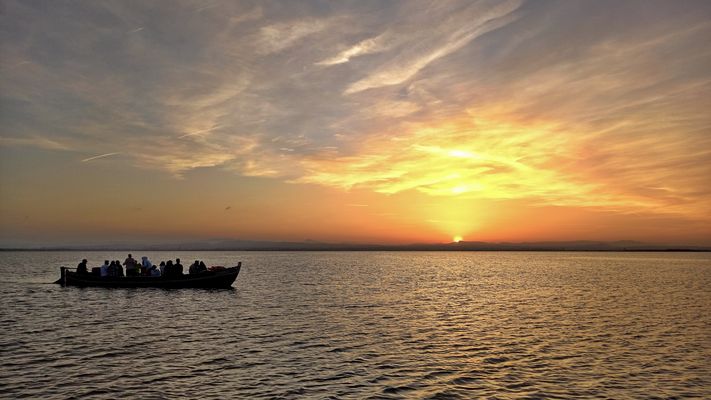 Sonnenuntergang um 21.32h