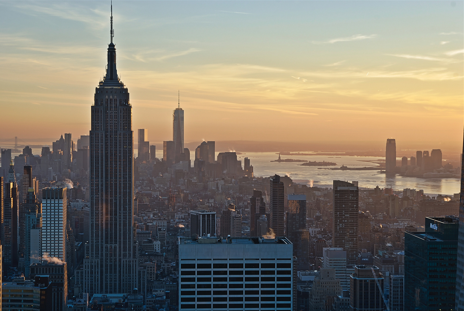 Sonnenuntergang und Empire State Building 2