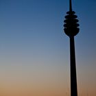 Sonnenuntergang und Fernsehturm