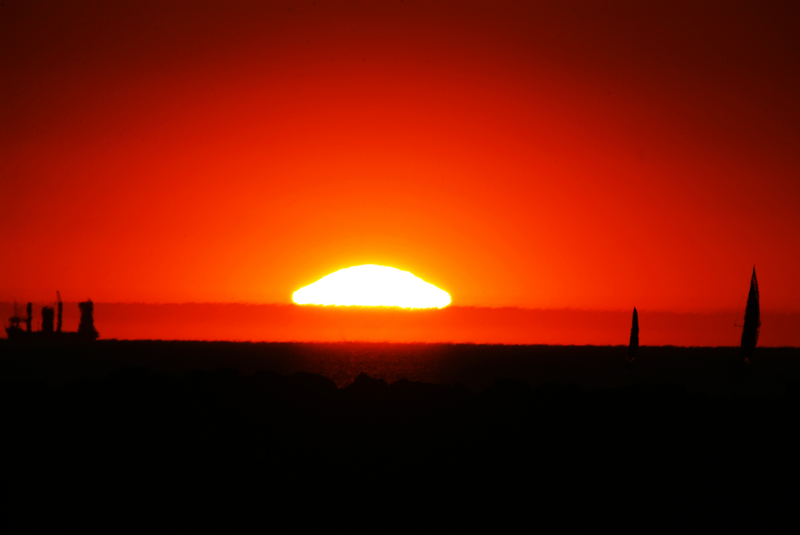 Sonnenuntergang und Hafen mehr brauch ich nicht!