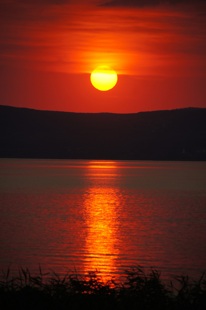 Sonnenuntergang Ungarn - Tihany 2015 II
