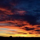 Sonnenuntergang unweit der algerischen Grenze