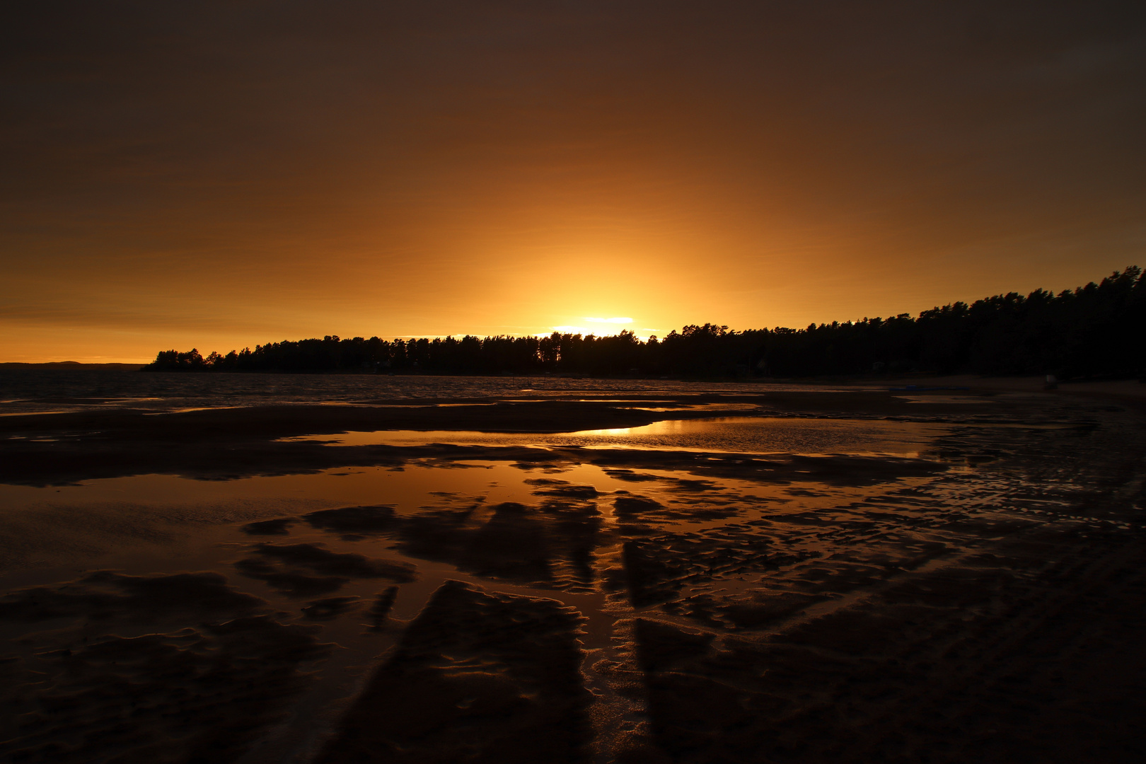 Sonnenuntergang Vänern See