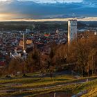 Sonnenuntergang Veitsburg-Serpentinenweg