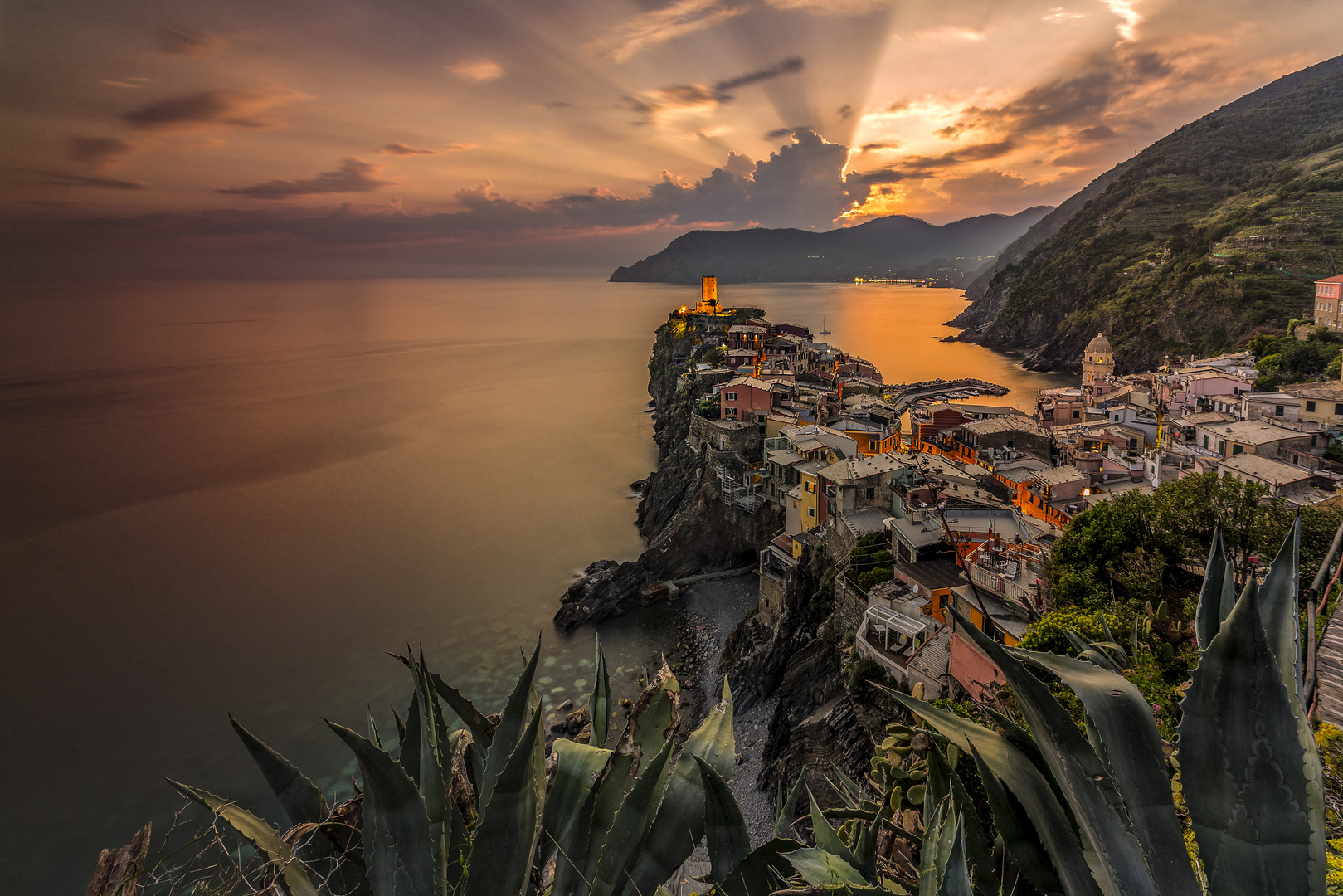 Sonnenuntergang- Vernazza (Italien)